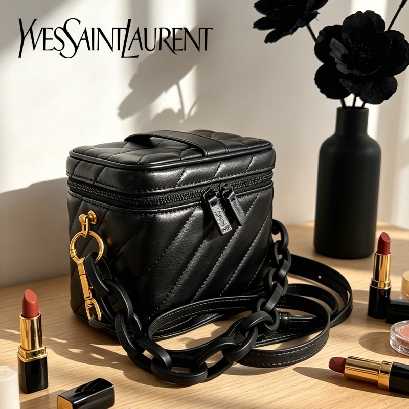 Luxury Designer Bags Ysl - Yves Saint Laurent’s Bag Black Quilted