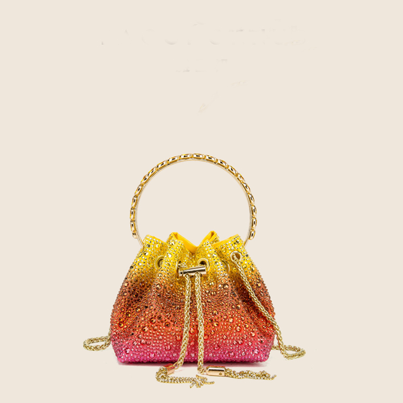 Luxury Bags Made - Handle Rhinestones Evening clutch Bag Purses