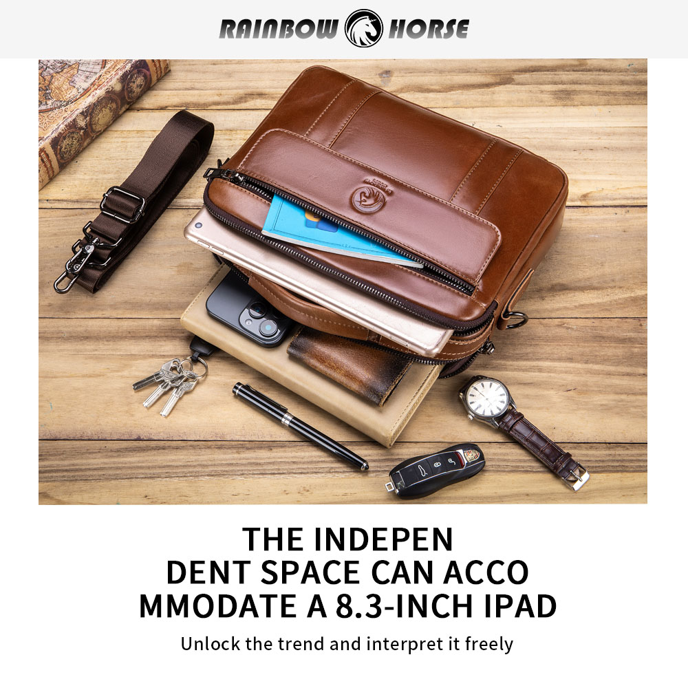 New men's mini crossbody bag,  - Key Holder Leather Pouch 评论和价格