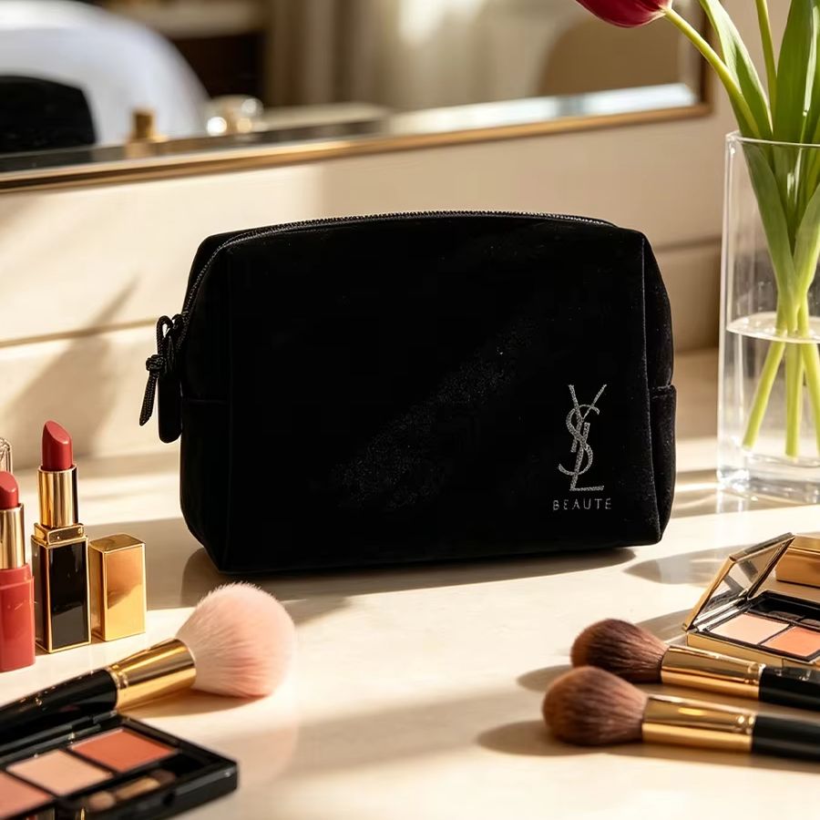 YSL’s Bag Black Printed Cosmet - Luxury Designer Bags Ysl 评论和价格