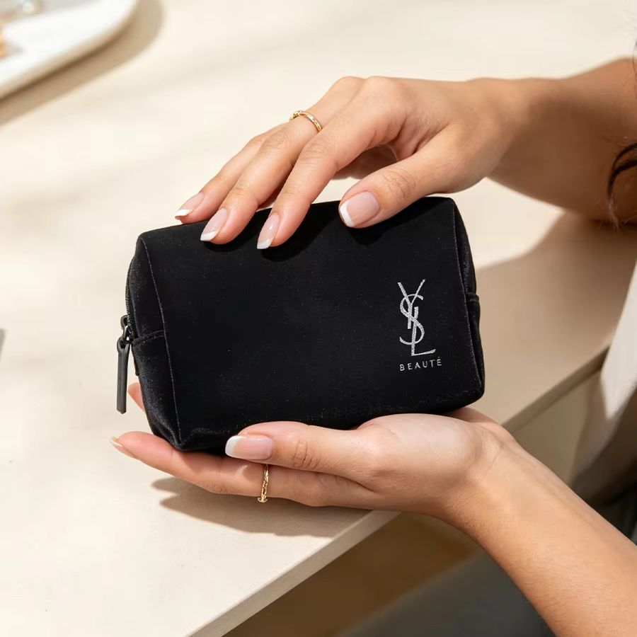 YSL’s Bag Black Printed Cosmet - Luxury Designer Bags Ysl 评论和价格