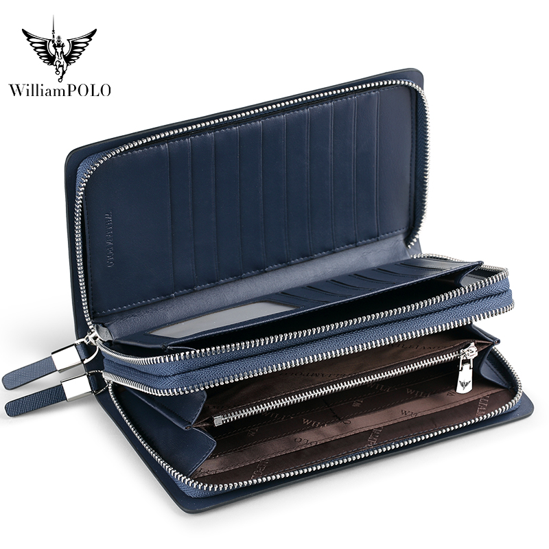 WILLIAMPOLO Luxury Men's Leath - Key Holder Leather Pouch 评论和价格