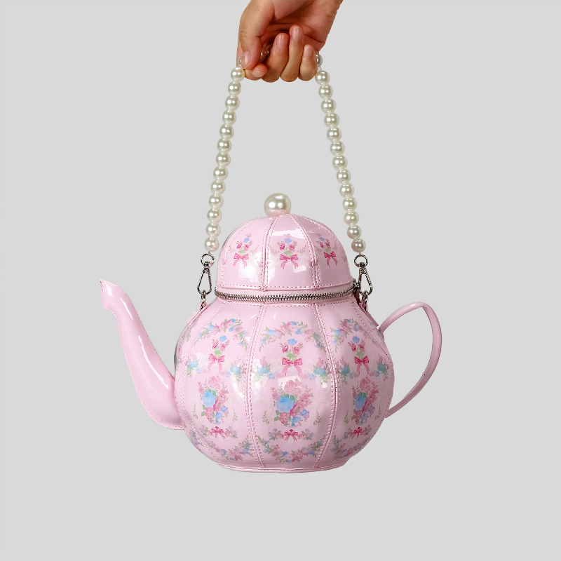 Pearl Chain Teapot Crossbody B - Luxury Bags Made 评论和价格