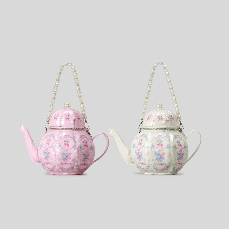 Pearl Chain Teapot Crossbody B - Luxury Bags Made 评论和价格