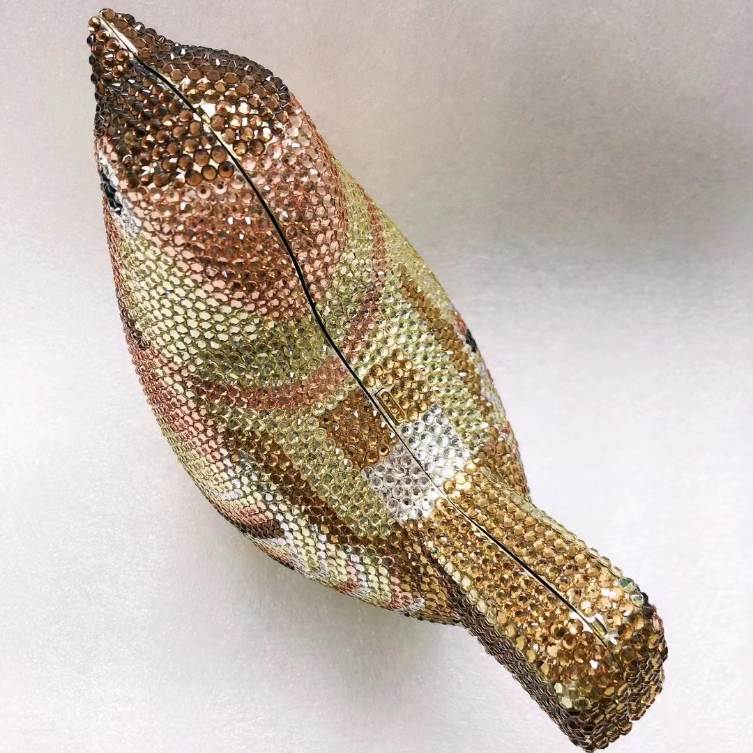 Bird Diamond Evening Bag Clutc - Luxury Bags Yellow 评论和价格