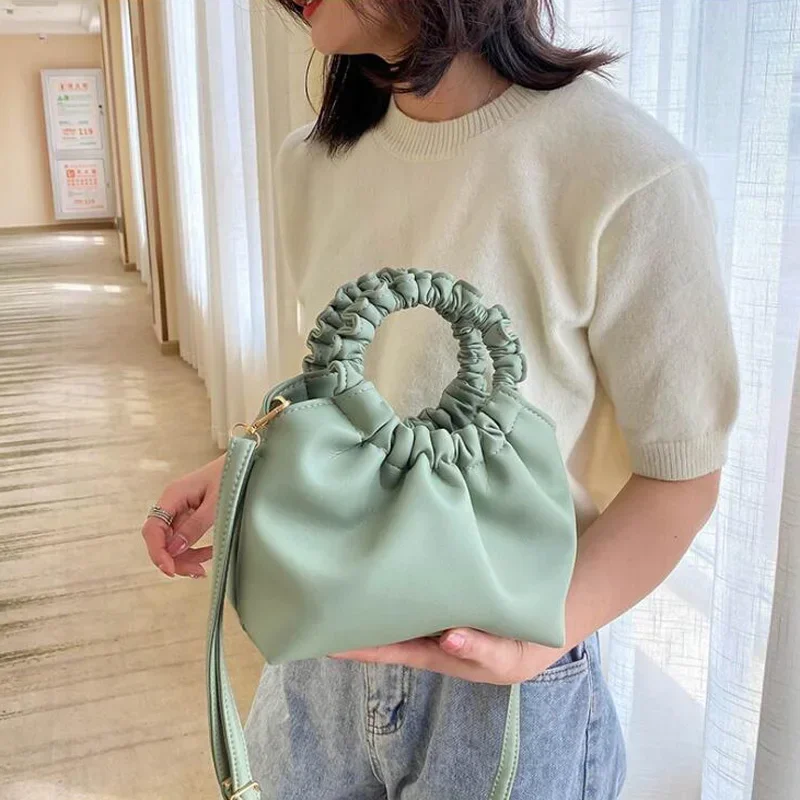 Small Handbags for Women Pleat - Key Holder Leather Pouch 评论和价格