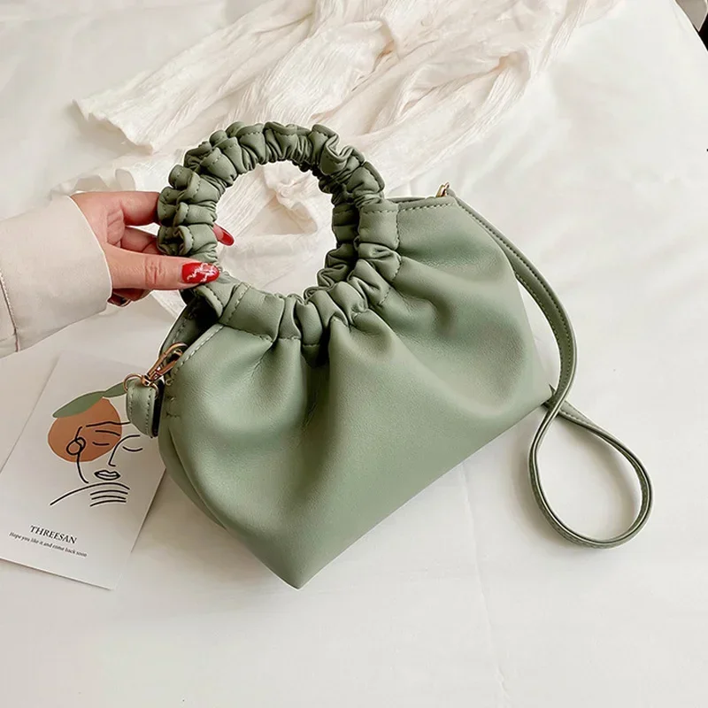 Small Handbags for Women Pleat - Key Holder Leather Pouch 评论和价格