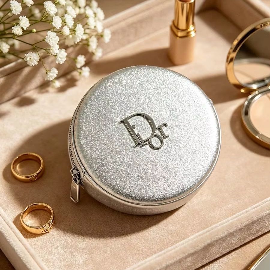 Dior Silver Round Waterproof P - Luxury Bags Dior 评论和价格