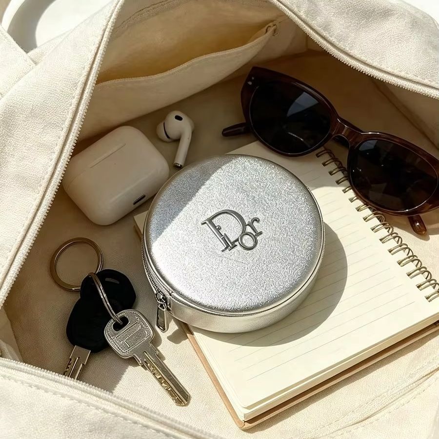 Dior Silver Round Waterproof P - Luxury Bags Dior 评论和价格
