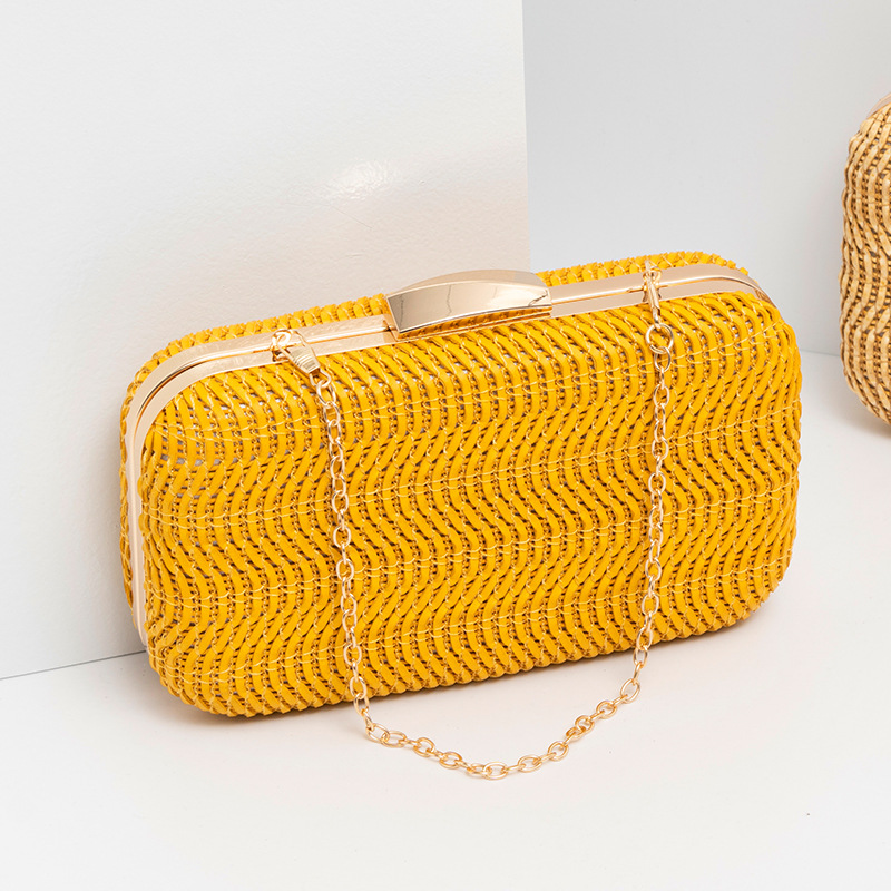 Casual Straw Women's Bag Yello - Luxury Bags Yellow 评论和价格