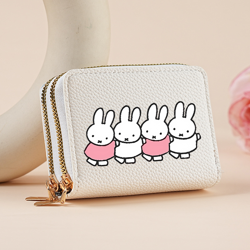 Kawaii Miffys Rabbit Short Wal - Key Holder Leather Pouch 评论和价格
