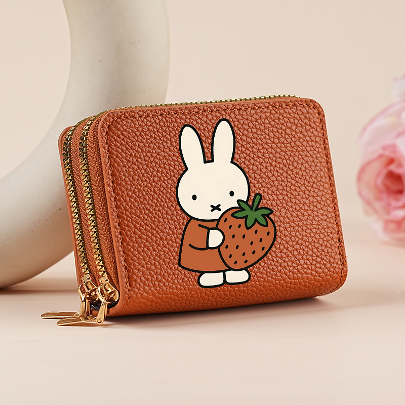 Kawaii Miffys Rabbit Short Wal - Key Holder Leather Pouch 评论和价格