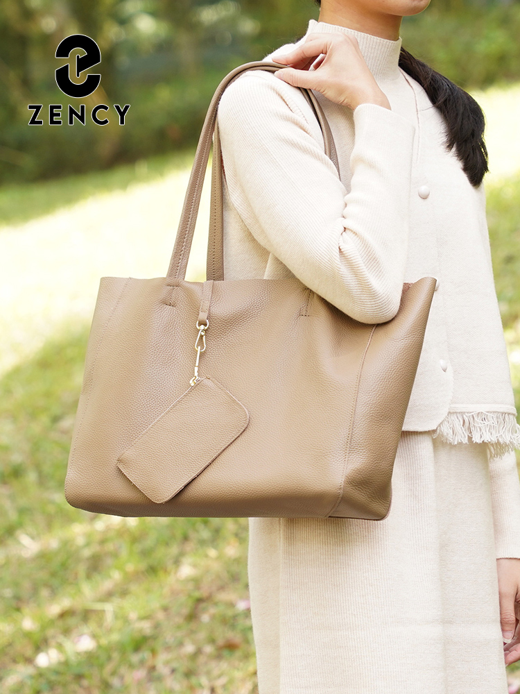 Zency Genuine Leather Large To - Luxury Bags Made 评论和价格