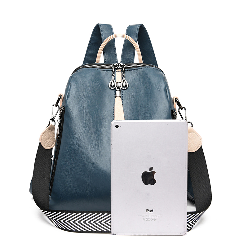 Fashion Backpack Women Soft Le - Key Holder Leather Pouch 评论和价格