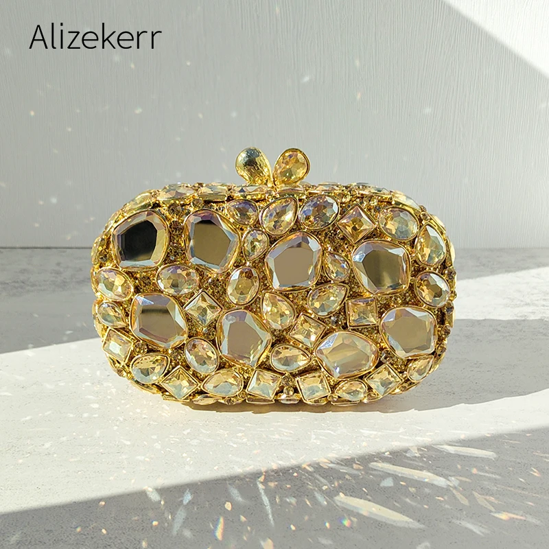 Alizekerr Glass Crystal Evenin - Luxury Bags Made 评论和价格