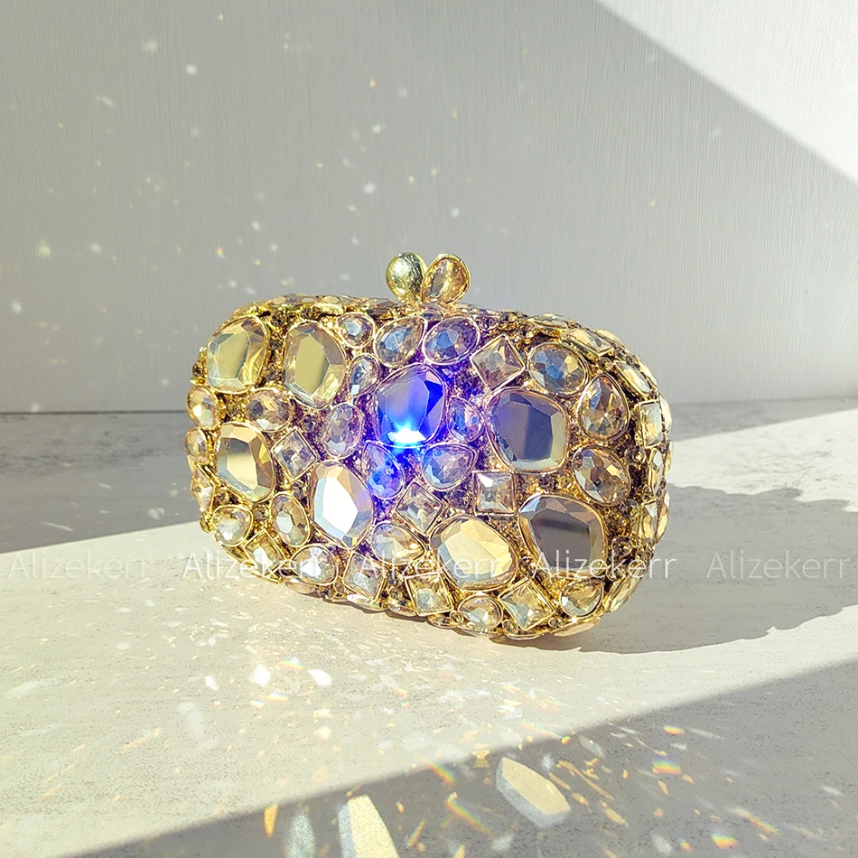 Alizekerr Glass Crystal Evenin - Luxury Bags Made 评论和价格