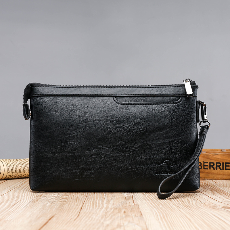 Business Clutch Bag High Quali - Key Holder Leather Pouch 评论和价格