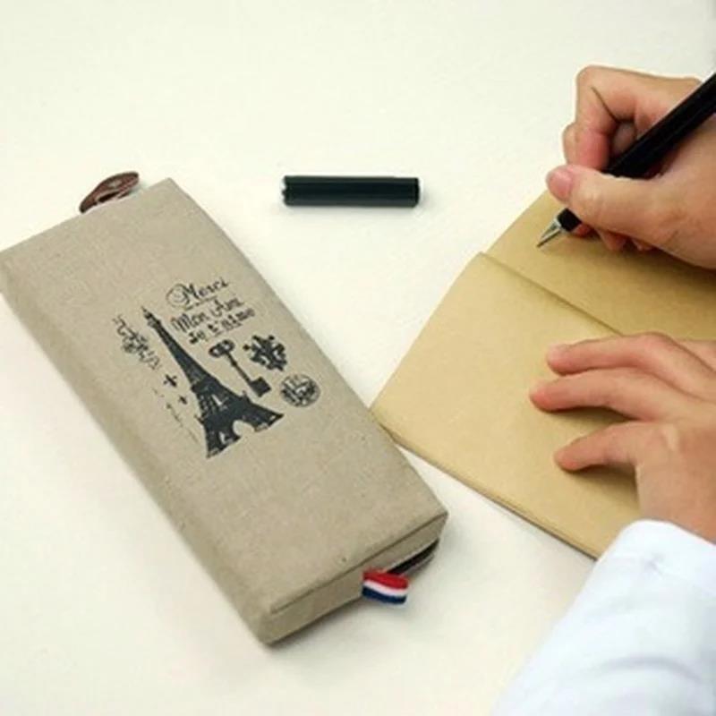 Vintage Retro Linen Pen Bag El - Luxury Bags Paris 评论和价格