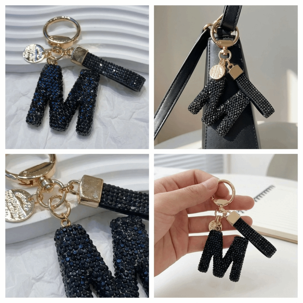 Stylish Lucky Charm Letter Key - Luxury Bags Yellow 评论和价格