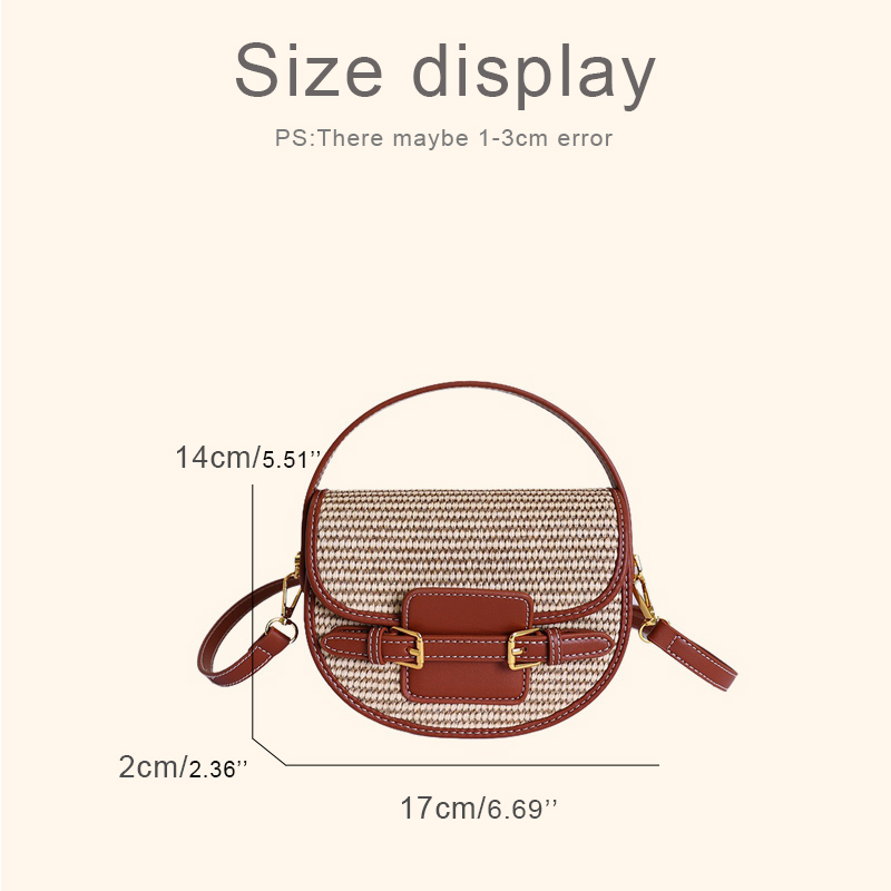 England Style Mini Straw Saddl - Luxury Bags Design 评论和价格