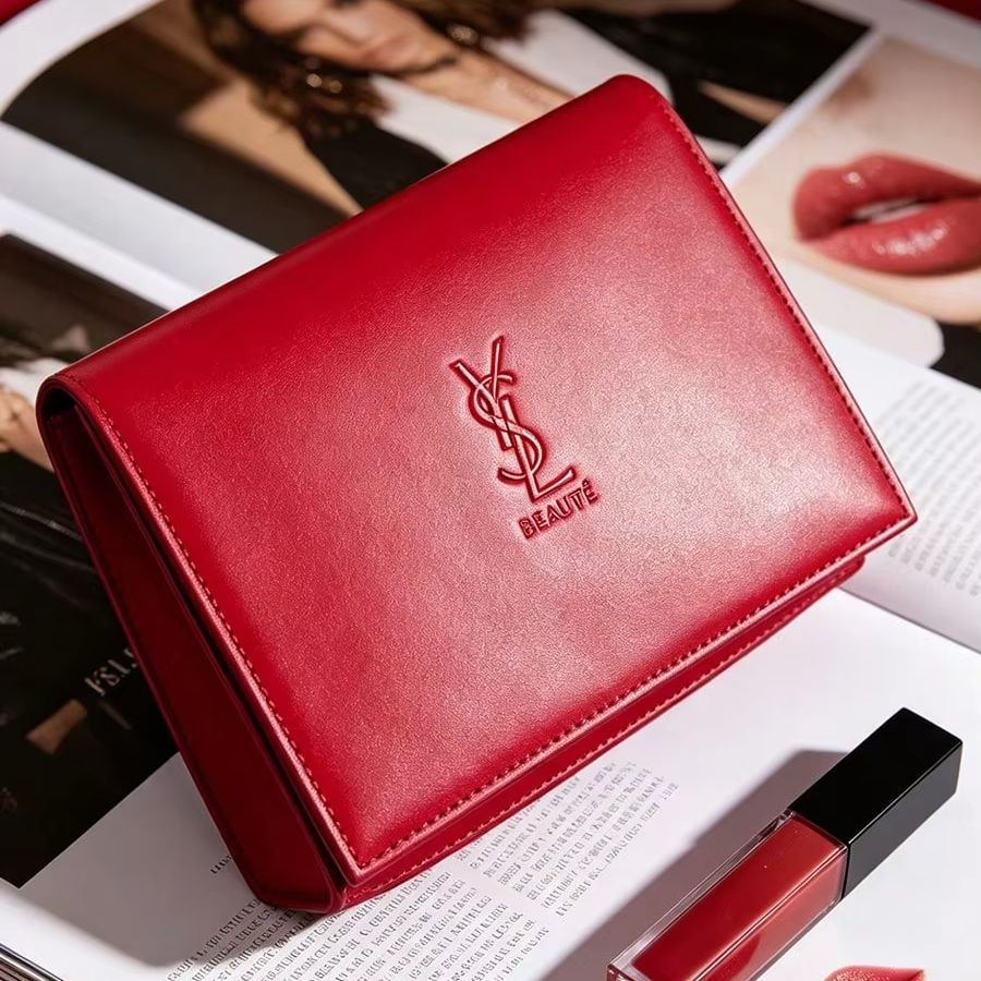 YSL’s Bag Elegant Red Quilted  - Luxury Designer Bags Ysl 评论和价格