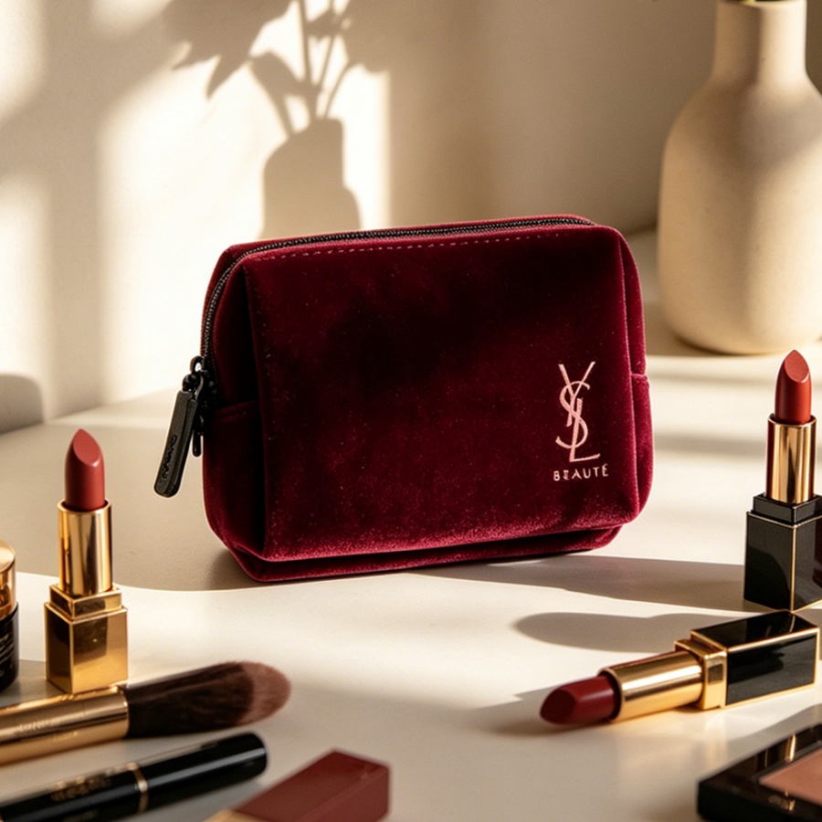 YSL’s Bag Wine Red Velvet Mini - Luxury Designer Bags Ysl 评论和价格