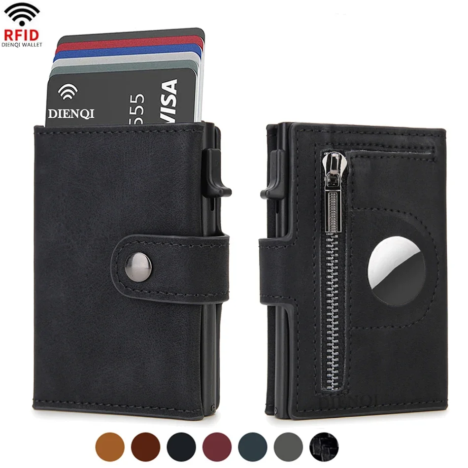 Rfid Leather Airtag Men Wallet - Luxury Bags Outlet 评论和价格