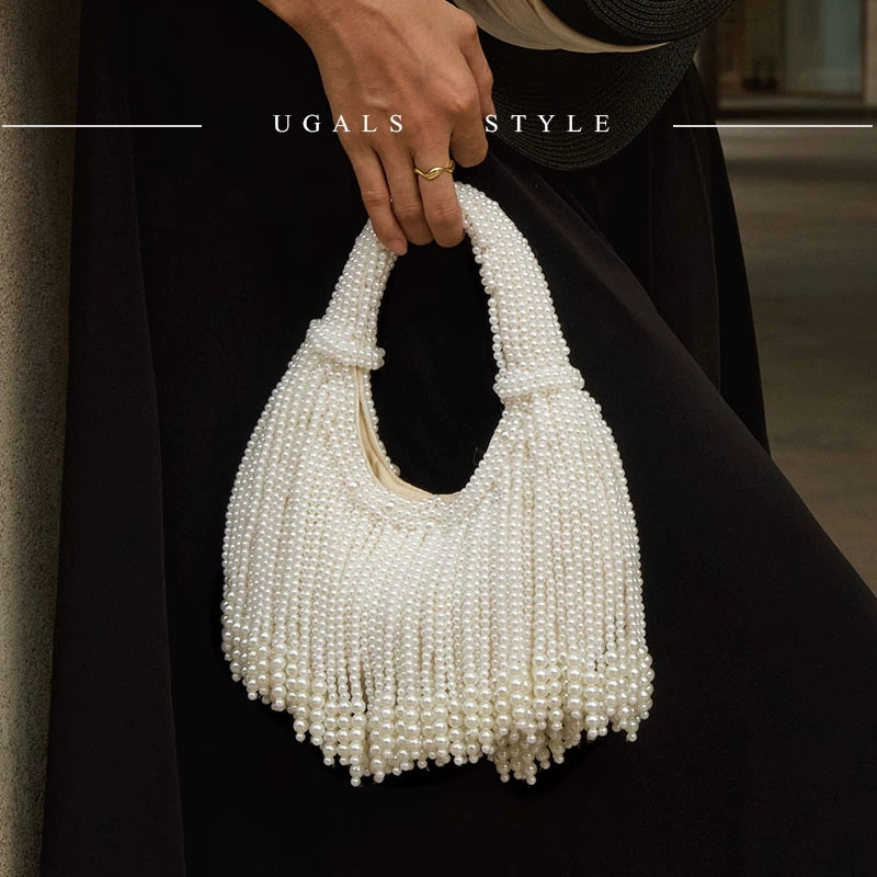 Design Handle Pearl Evening Cl - Luxury Bags Made 评论和价格