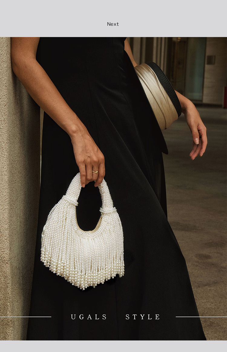 Design Handle Pearl Evening Cl - Luxury Bags Made 评论和价格
