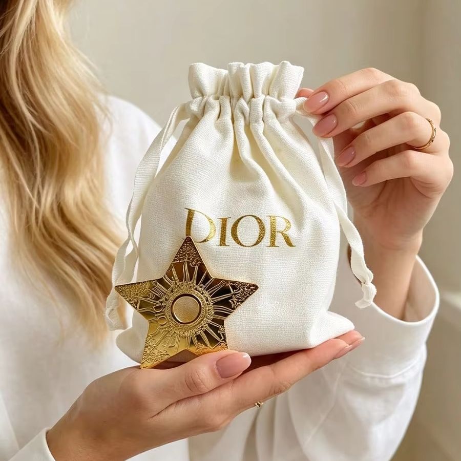 Dior Off‑White Canvas Drawstri - Luxury Bags Dior 评论和价格