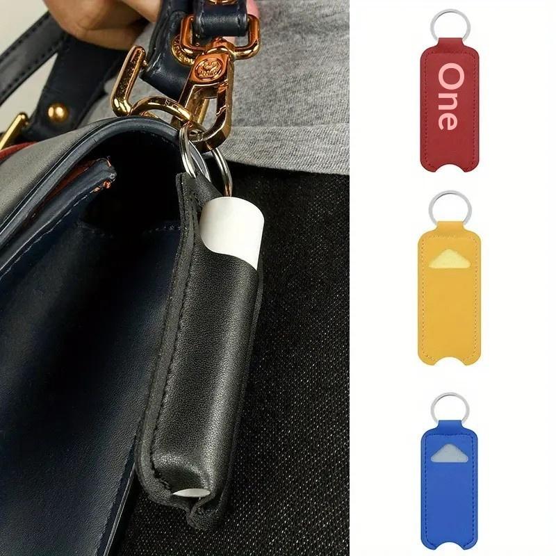 Pu Leather Chapstick Pouch Key - Key Holder Leather Pouch 评论和价格