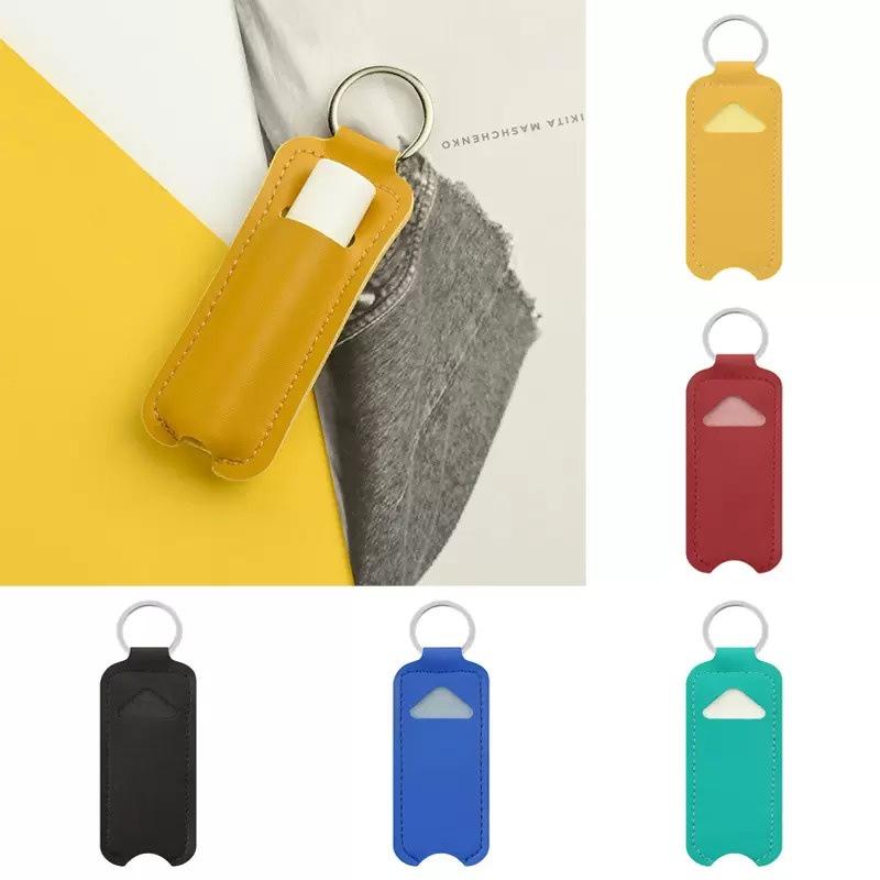 Pu Leather Chapstick Pouch Key - Key Holder Leather Pouch 评论和价格