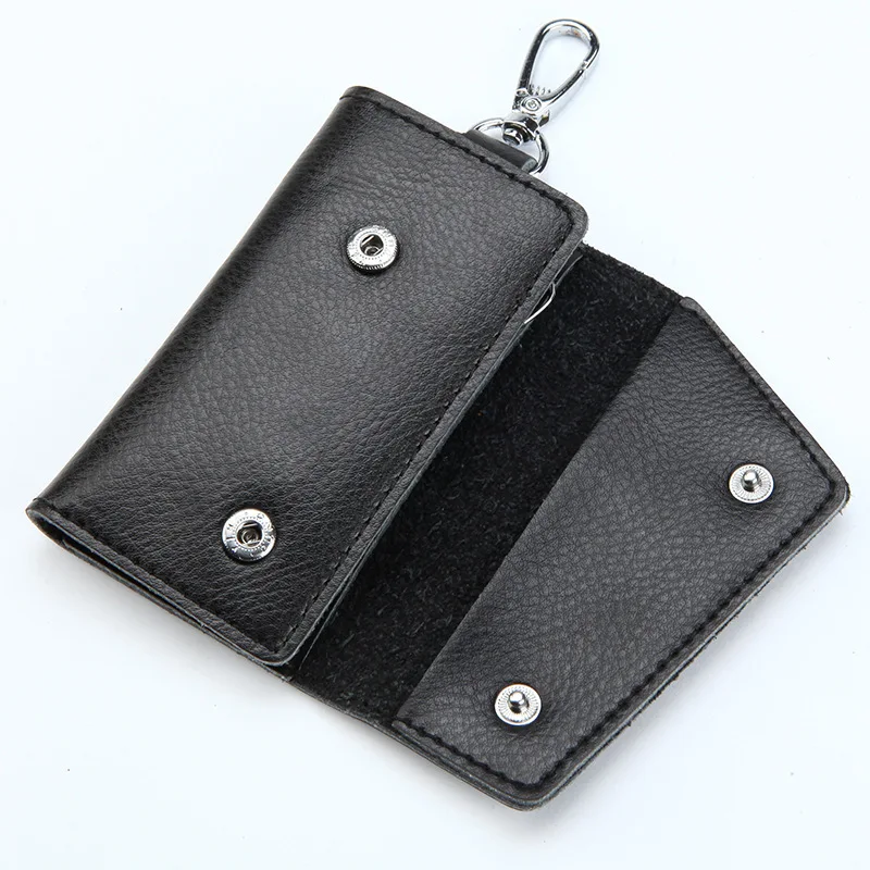 Genuine Leather Keychain Men K - Key Holder Leather Pouch 评论和价格